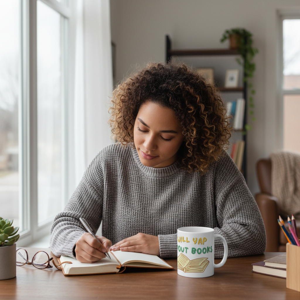 Will Yap About Books Mug | Ceramic Coffee Cup