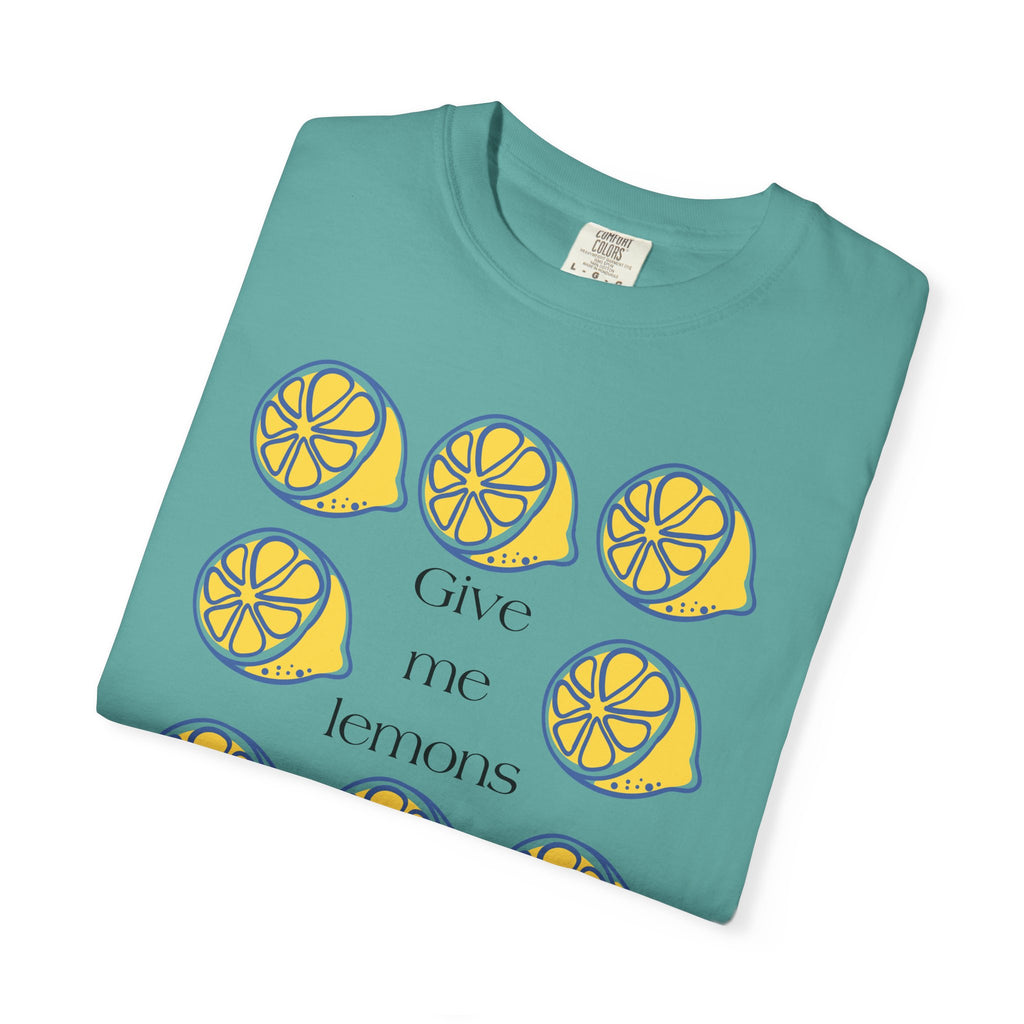 Give Me Lemons T-Shirt | Cute Lemon Citrus Graphic Tee | Fun Fruit Gift