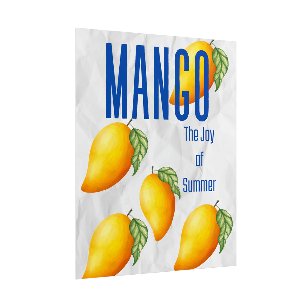 Mango The Joy of Summer Poster | Tropical Fruit Wall Art