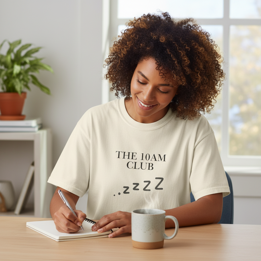 The 10AM Club T-Shirt | Funny Sleepy Graphic Tee