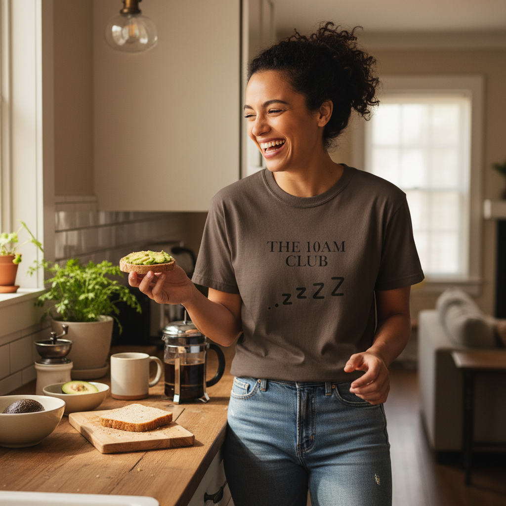 The 10AM Club T-Shirt | Funny Sleepy Graphic Tee