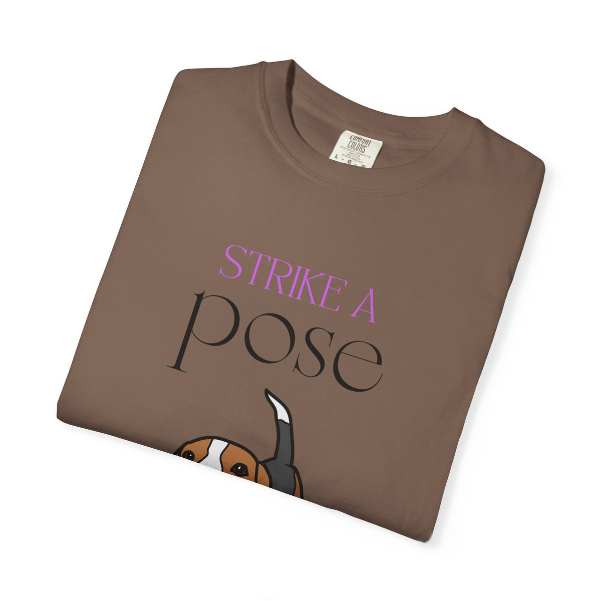 Strike a Pose Beagle T-Shirt | Cute Dog Graphic Tee