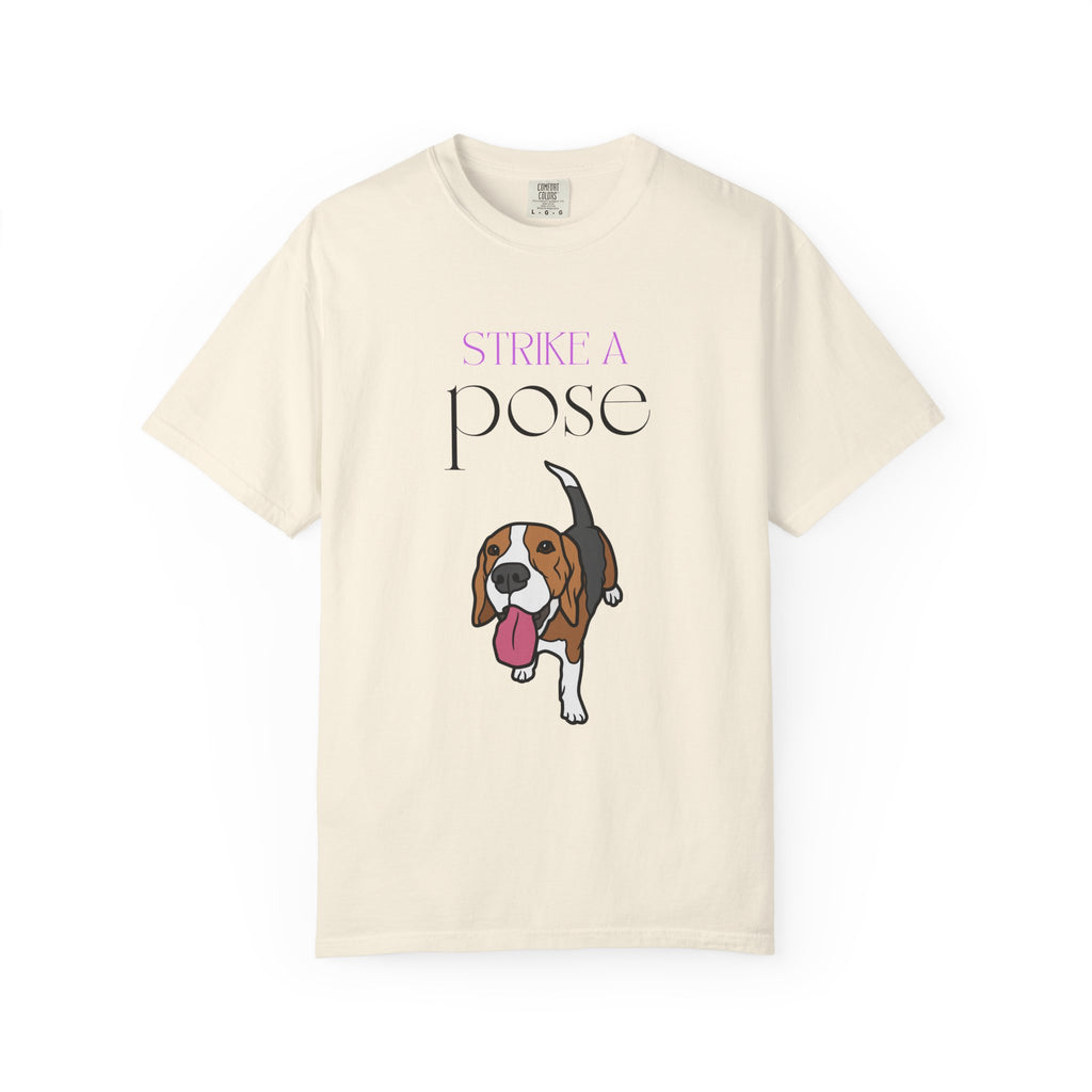 Strike a Pose Beagle T-Shirt | Cute Dog Graphic Tee