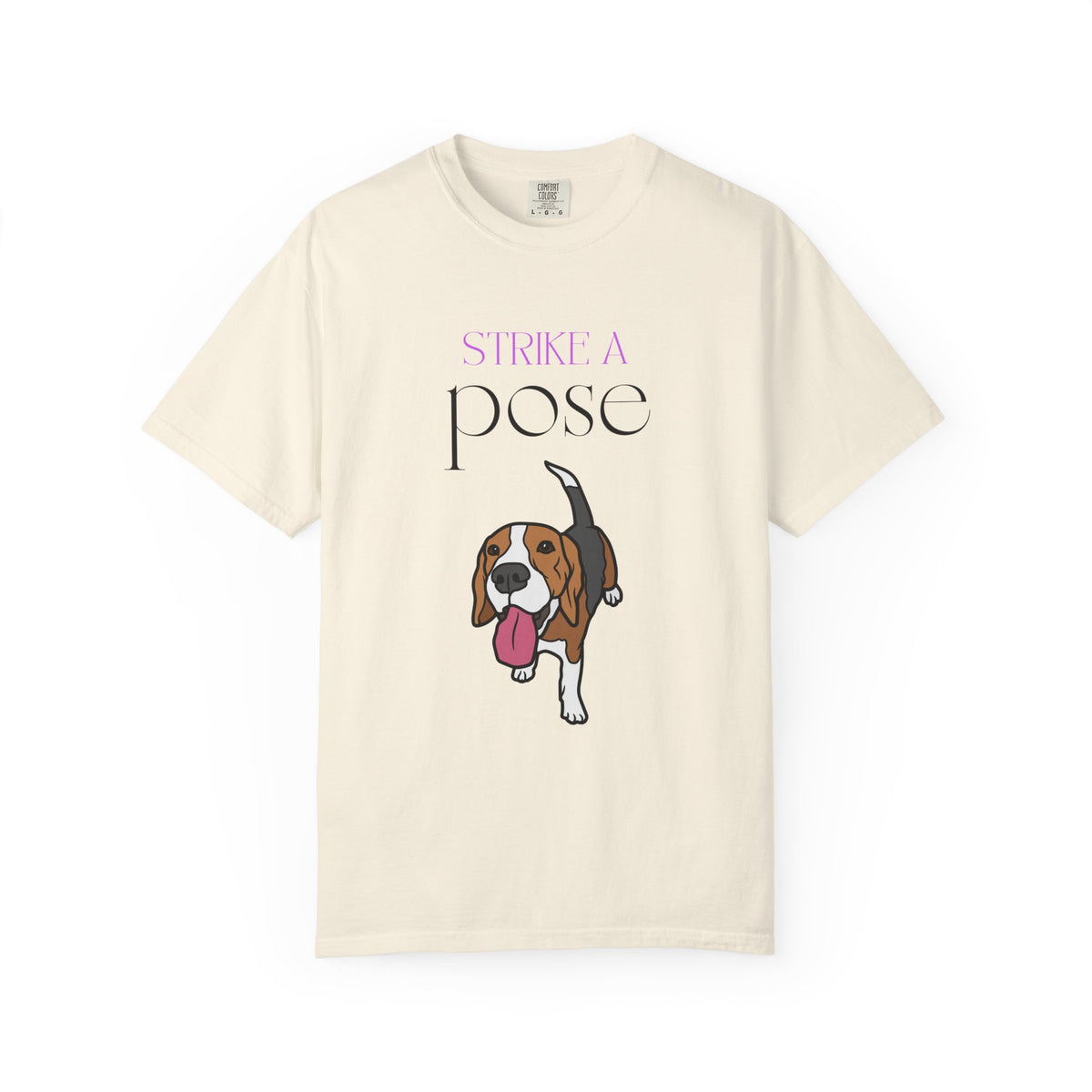 Strike a Pose Beagle T-Shirt | Cute Dog Graphic Tee