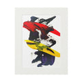 Joy in Motion Giclée Abstract Art Print | Passepartout Mounted Fine Art Print | Modern Colourful Wall Art