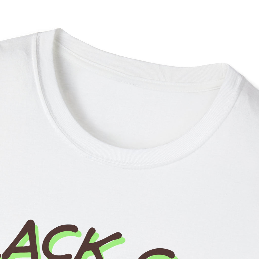 Black Cat Green Approved! T-Shirt | Cute Black Cat Graphic