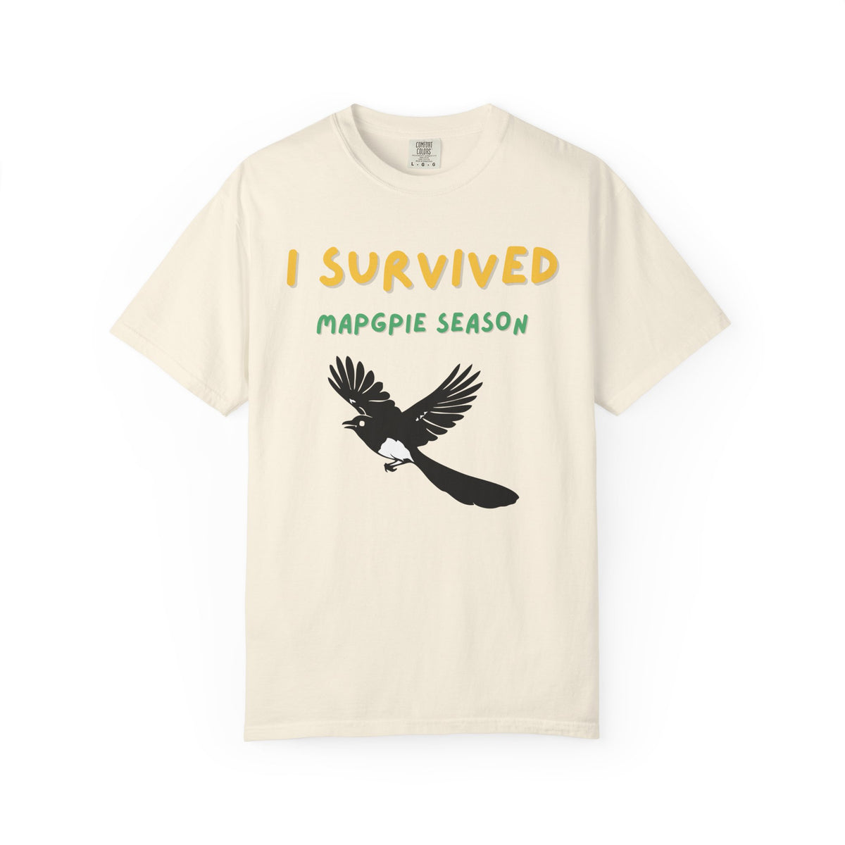I Survived Magpie Season T-Shirt | Magpie Bird Graphic Tee