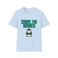 Sorry I'm Booked Penguin Reading Tee | Cute Book Lover Gift T-Shirt for Bookworms & Readers