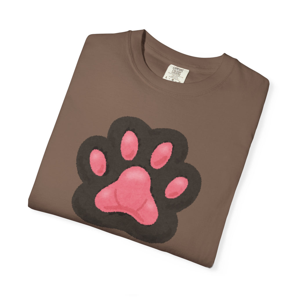 Toe Beans Paw T-Shirt — Cute Paw Print Tee with "TOE BEANS" Text