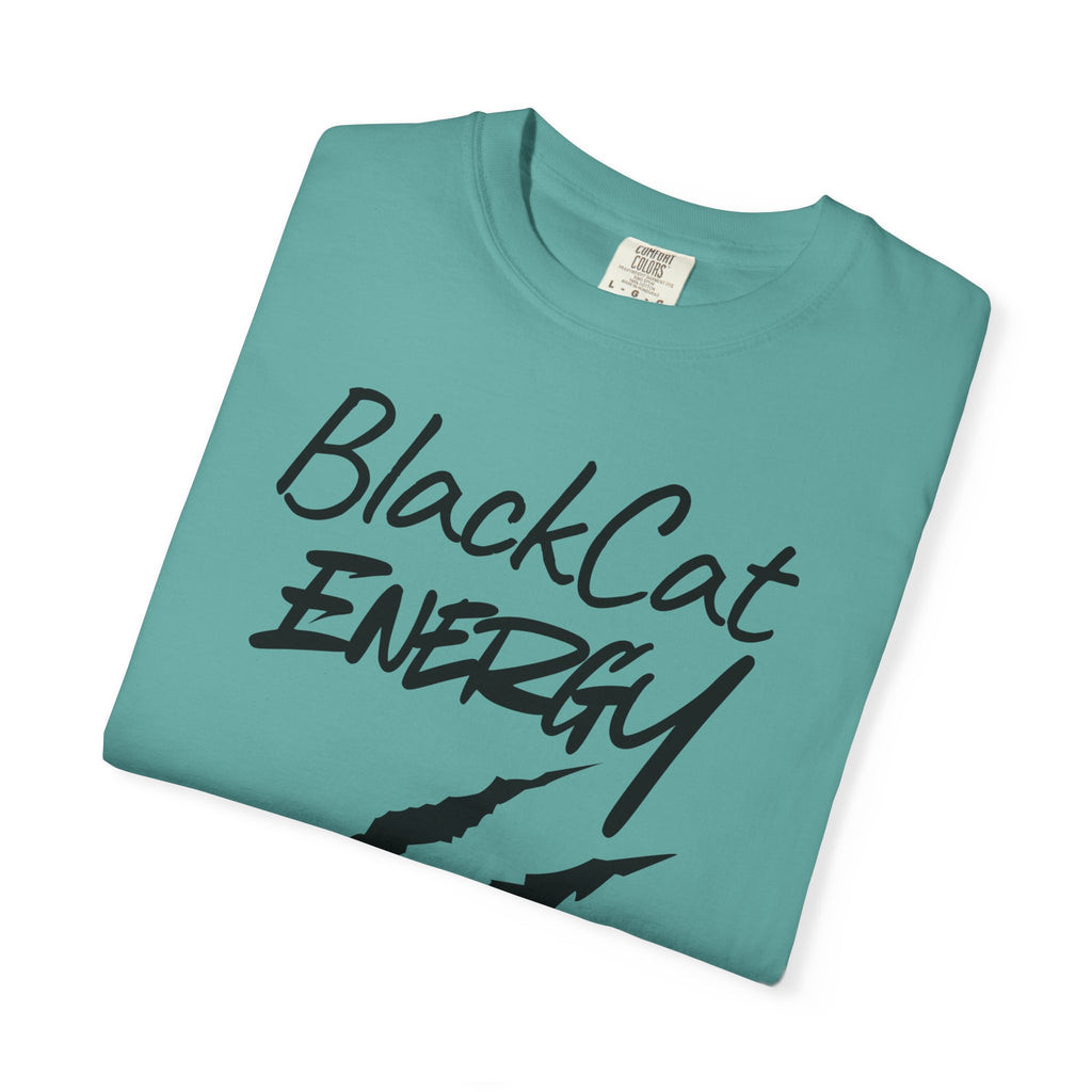 Black Cat Energy T-Shirt | Witchy Cat Lover Graphic Tee
