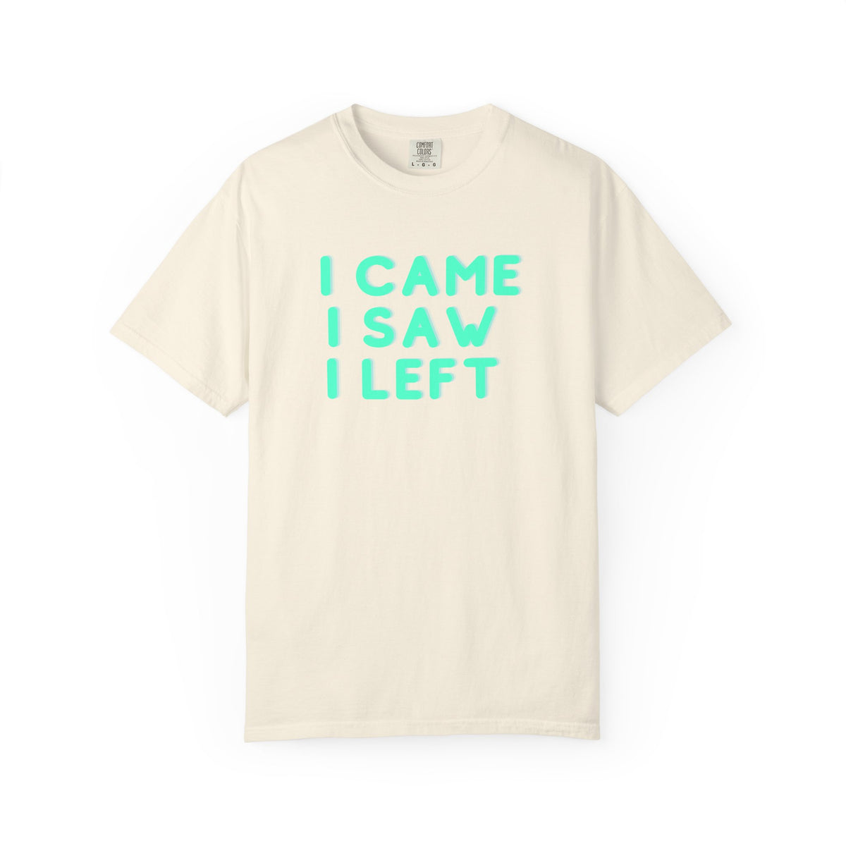 I Came I Saw I Left T-Shirt | Funny Introvert Gift Tee for Antisocial People