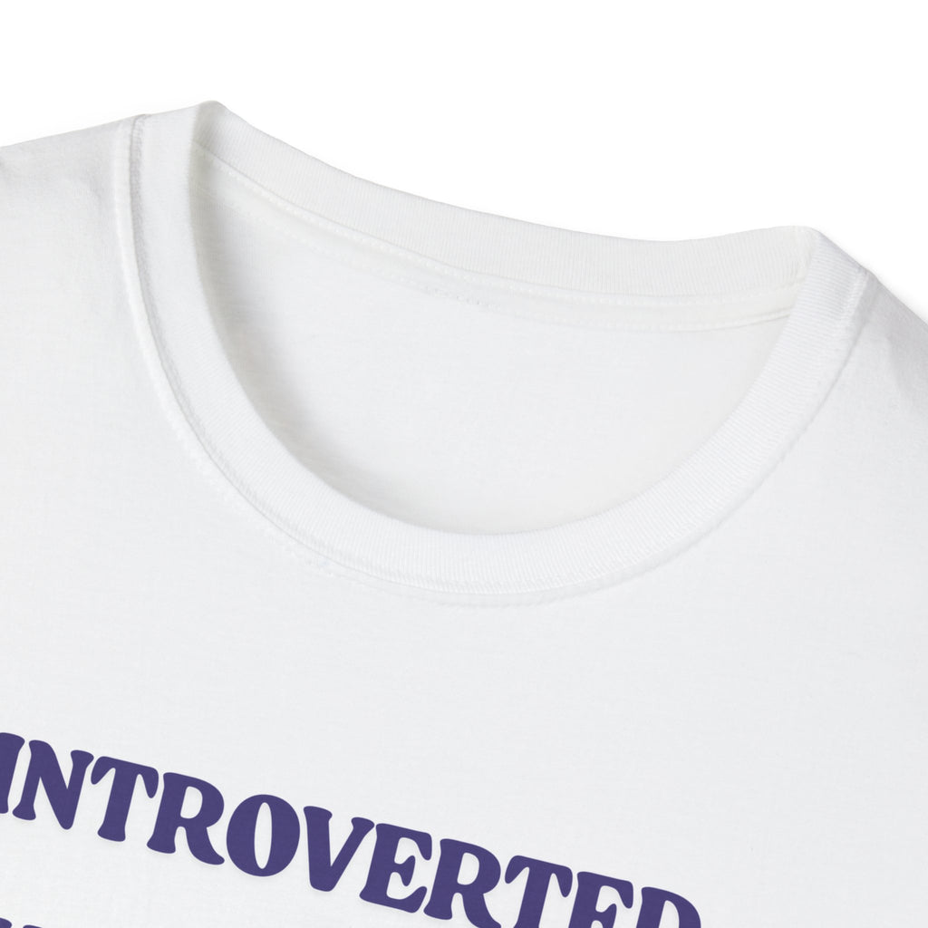 Introverted Chicken Lover T-Shirt | Funny Farm Chicken Gift Tee for Chicken Keepers