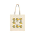 Give Me Lemons Canvas Tote Bag | Cute Lemon Pattern Gift Bag for Women