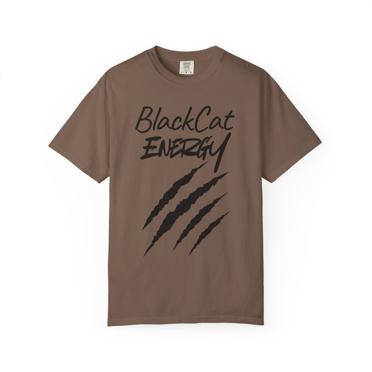 Black Cat Energy T-Shirt | Witchy Cat Lover Graphic Tee