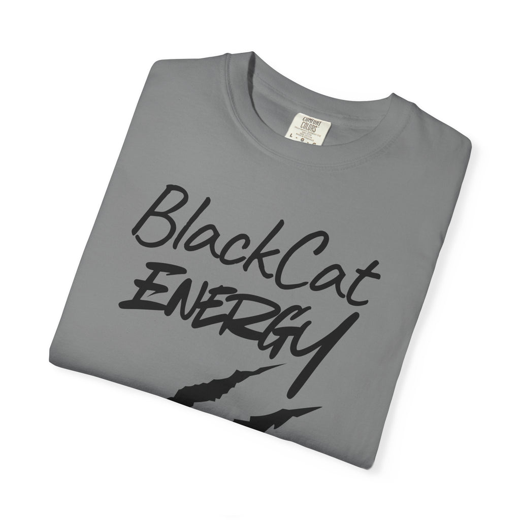Black Cat Energy T-Shirt | Witchy Cat Lover Graphic Tee