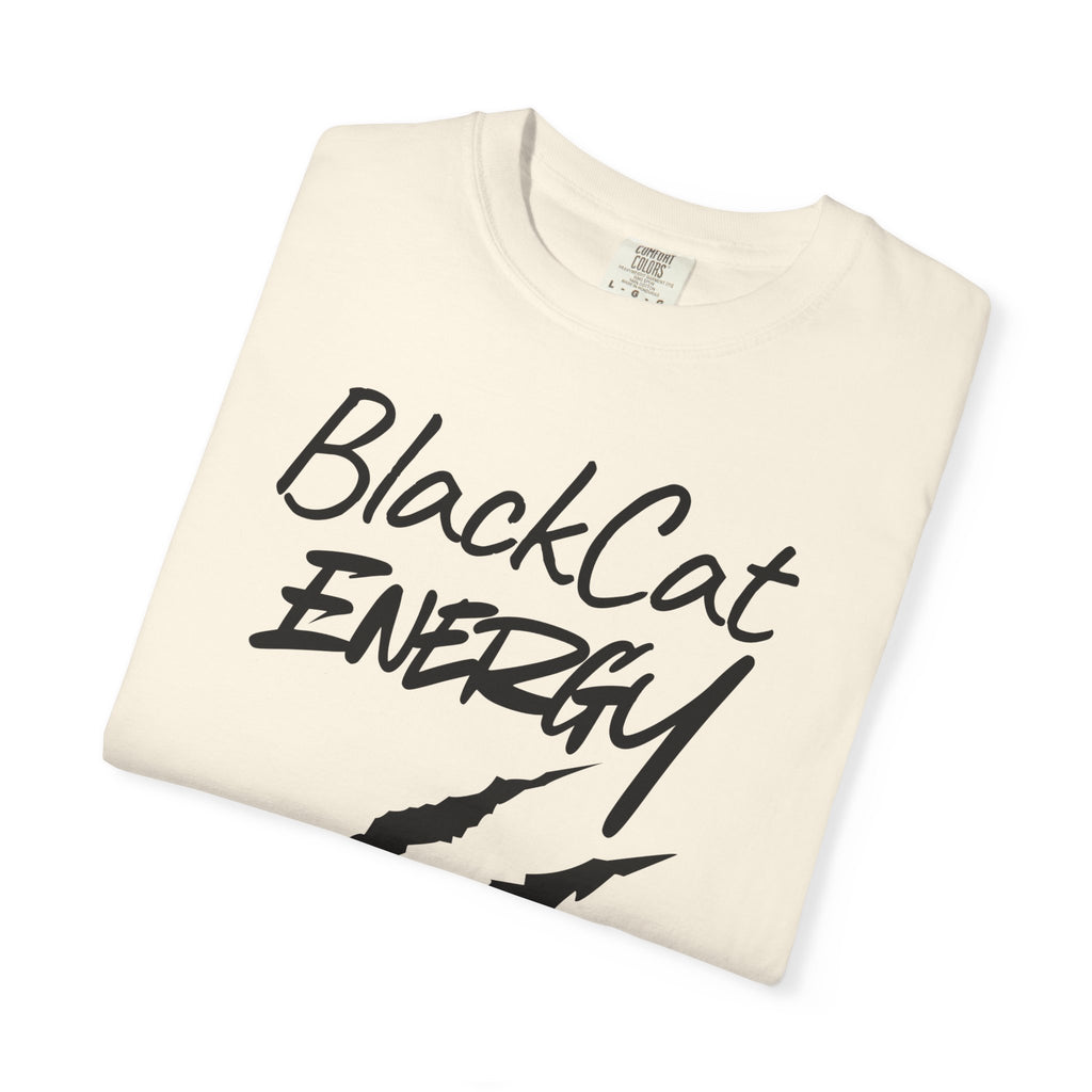 Black Cat Energy T-Shirt | Witchy Cat Lover Graphic Tee