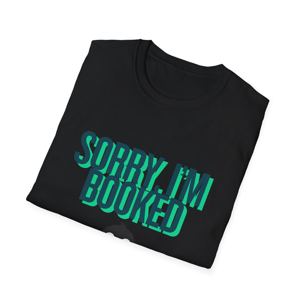 Sorry I'm Booked Penguin Reading Tee | Cute Book Lover Gift T-Shirt for Bookworms & Readers