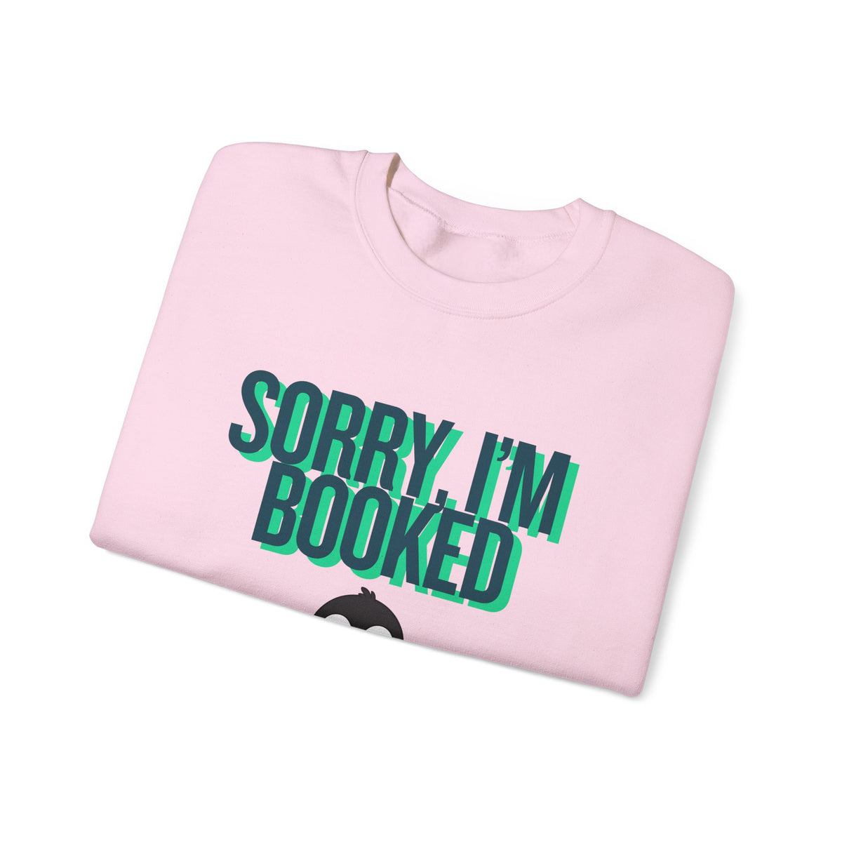 Sorry I'm Booked Penguin Sweatshirt | Cozy Book Lover Gift for Bookworms & Readers