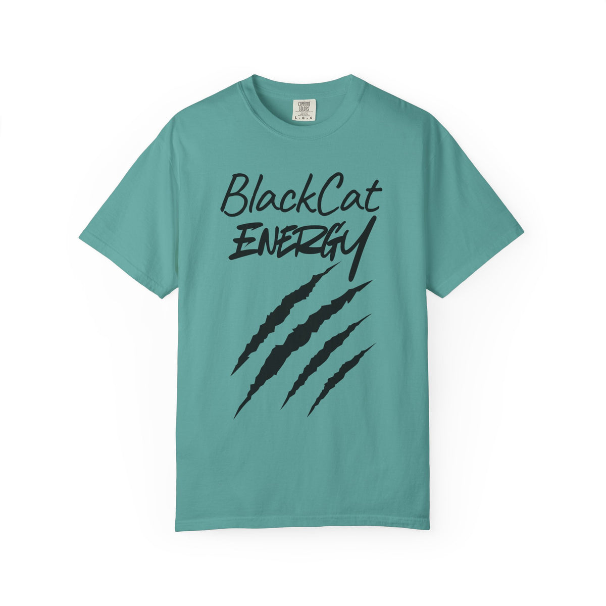Black Cat Energy T-Shirt | Witchy Cat Lover Graphic Tee