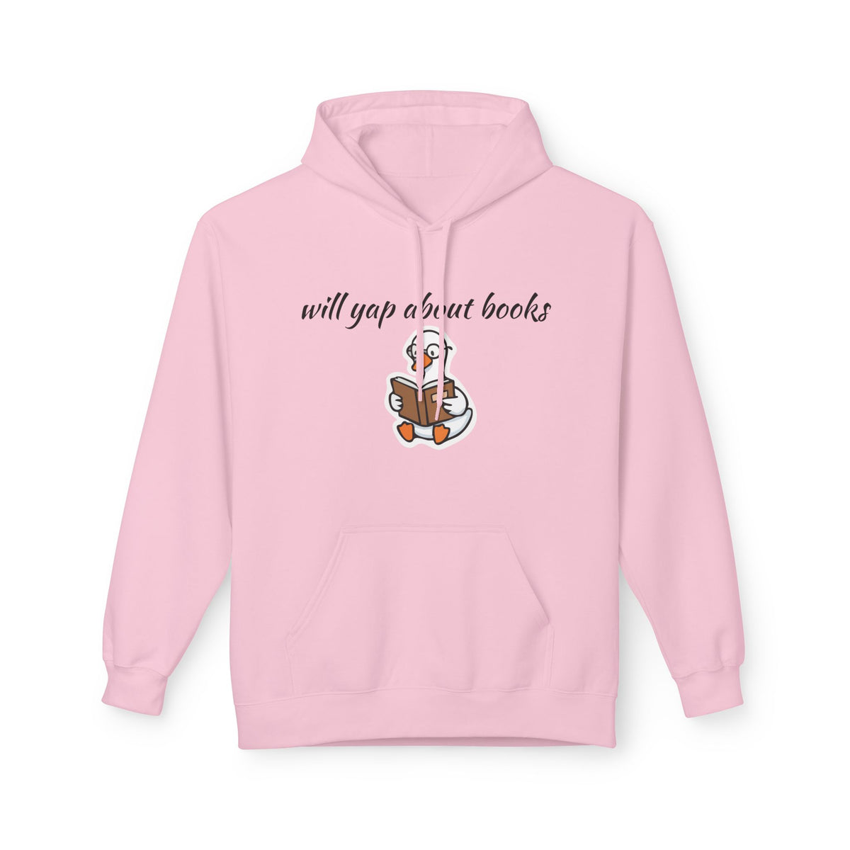 Will Yap About Books, Book Loving Duck Hoodie, Gift Hoodie, Duck Reader Hoodie, Cute Book Top, Book Lover Gift, Librarian Top, Introvert