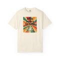 Off to Cause a Kerfuffle Frog T-Shirt | Retro Sunburst Graphic Tee