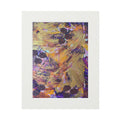 Golden Whispers Giclée Abstract Art Print | Passepartout Mounted Fine Art Print | Modern Colourful Wall Art