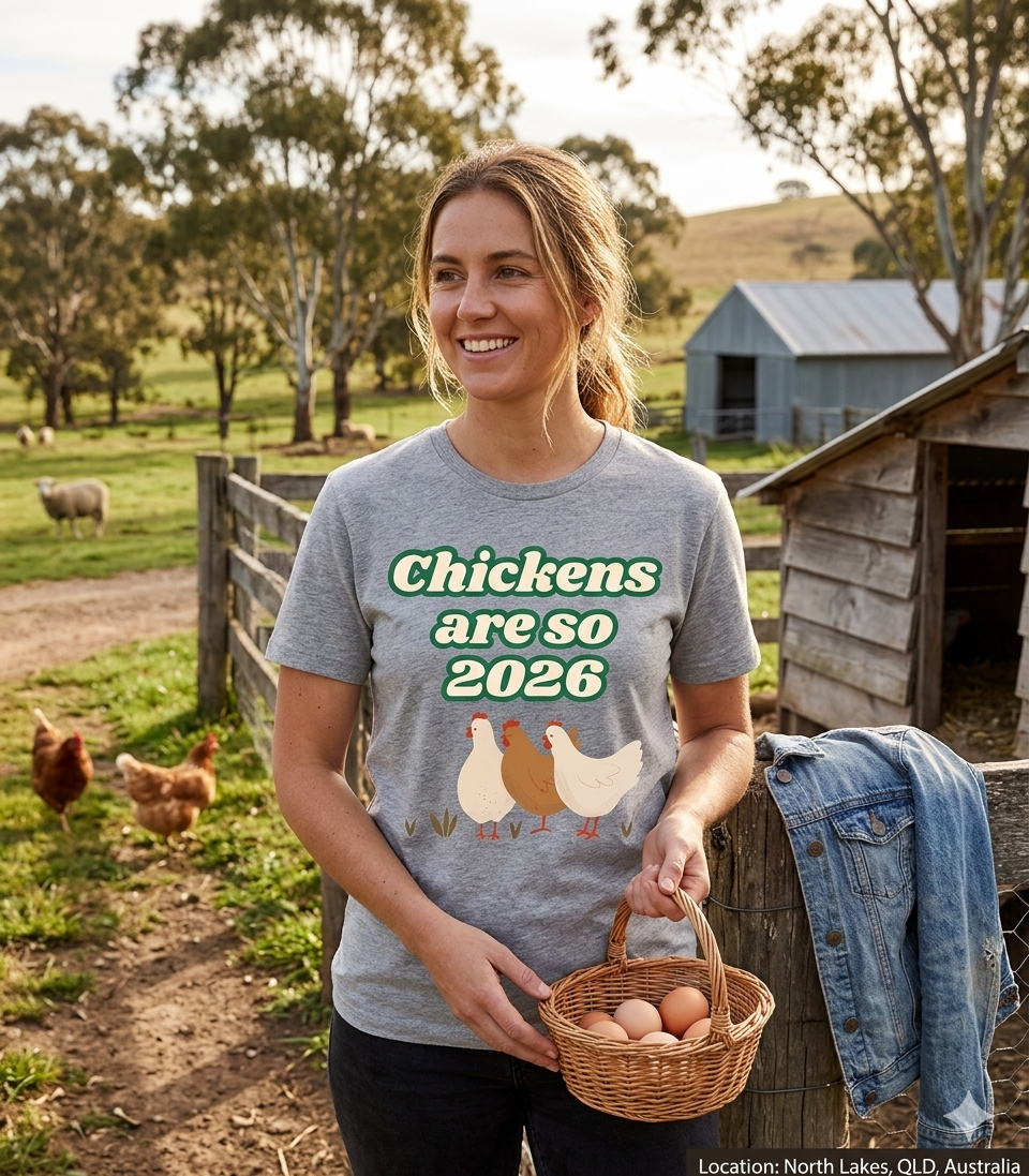 Chickens Are So 2026 T-Shirt | Funny Vintage Chicken Farm Gift Tee for Chicken Lovers