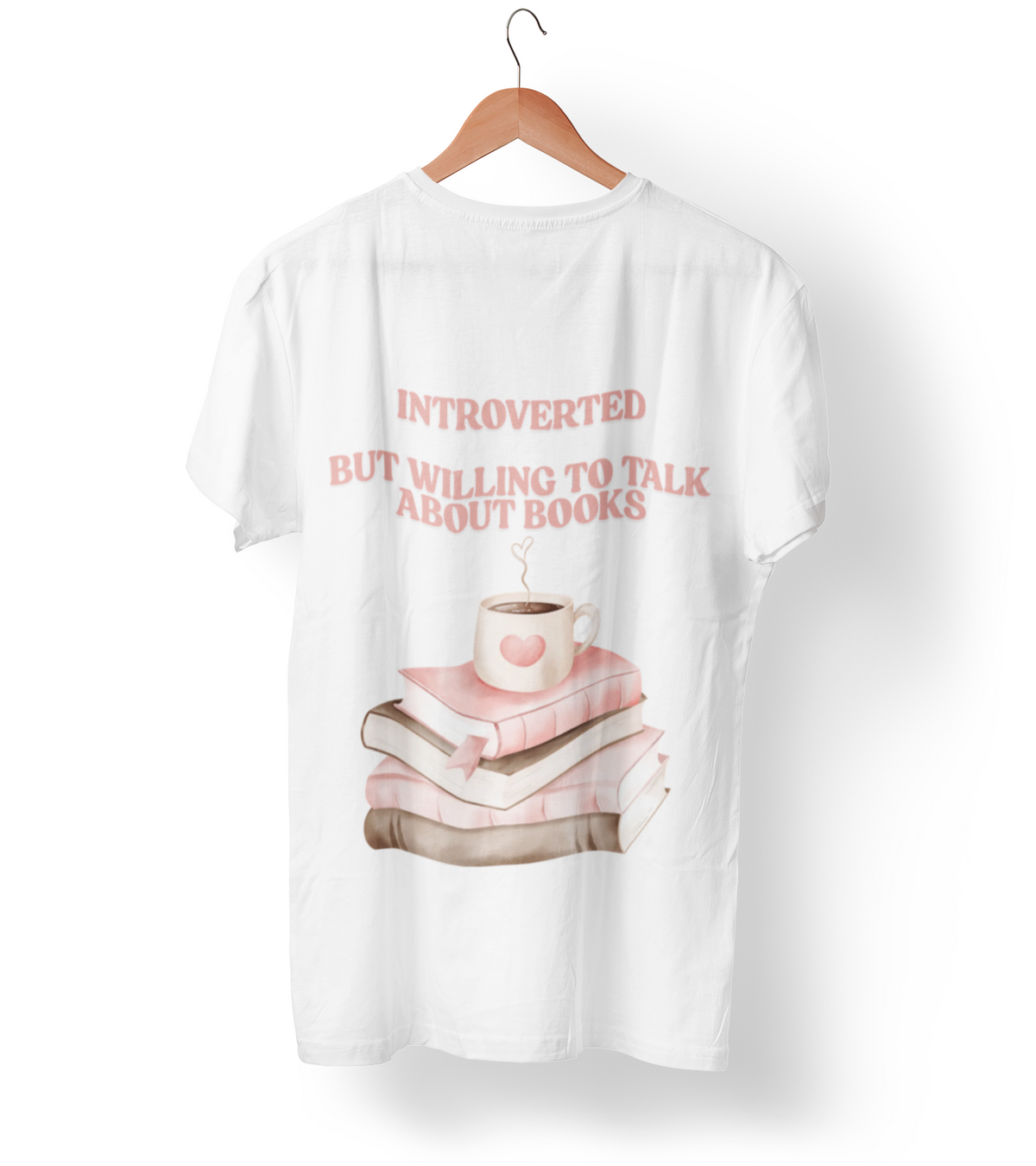 Introverted But Willing to Talk About Books T-Shirt | Book Lover Gift Tee
