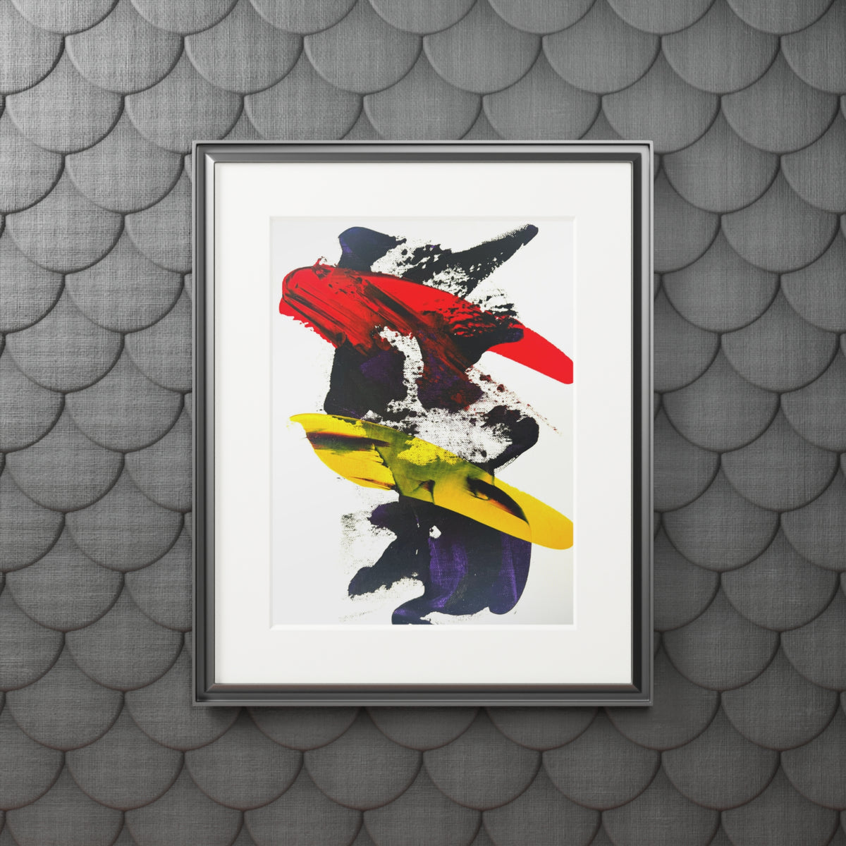 Joy in Motion Giclée Abstract Art Print | Passepartout Mounted Fine Art Print | Modern Colourful Wall Art