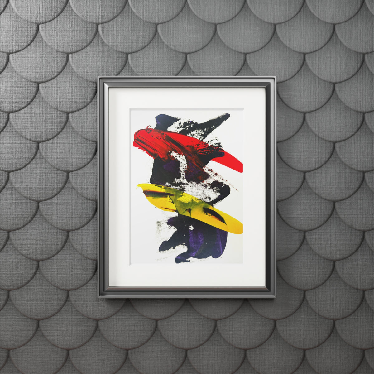 Joy in Motion Giclée Abstract Art Print | Passepartout Mounted Fine Art Print | Modern Colourful Wall Art