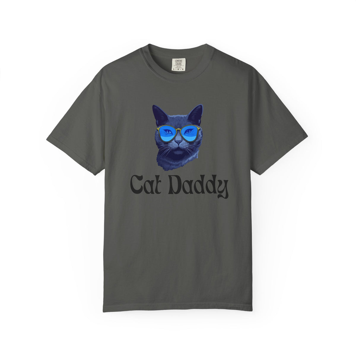 Cat Daddy Graphic T-Shirt | Cat Face with Sunglasses Retro Tee