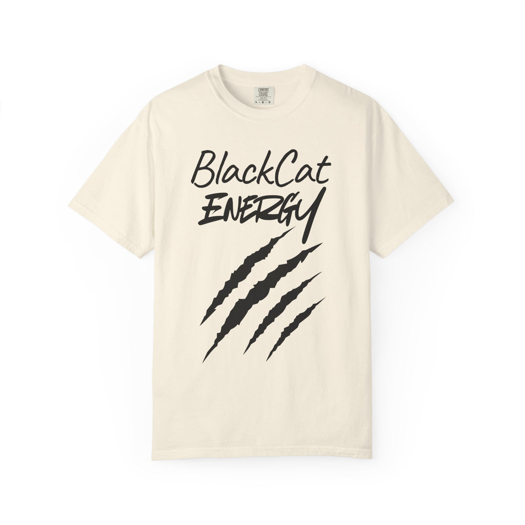 Black Cat Energy T-Shirt | Witchy Cat Lover Graphic Tee
