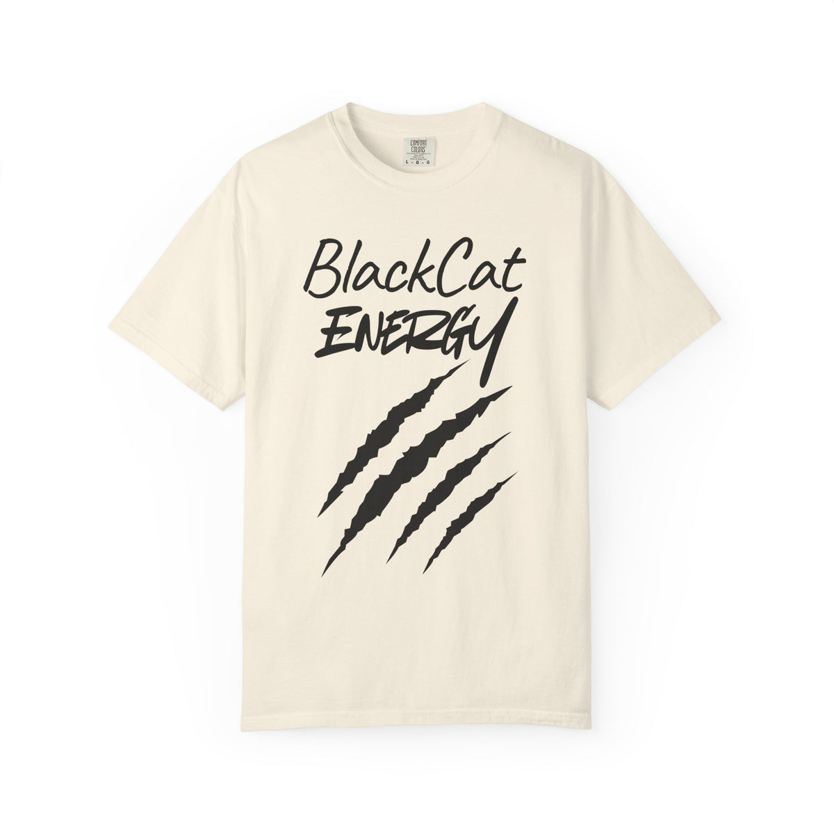Black Cat Energy T-Shirt | Witchy Cat Lover Graphic Tee