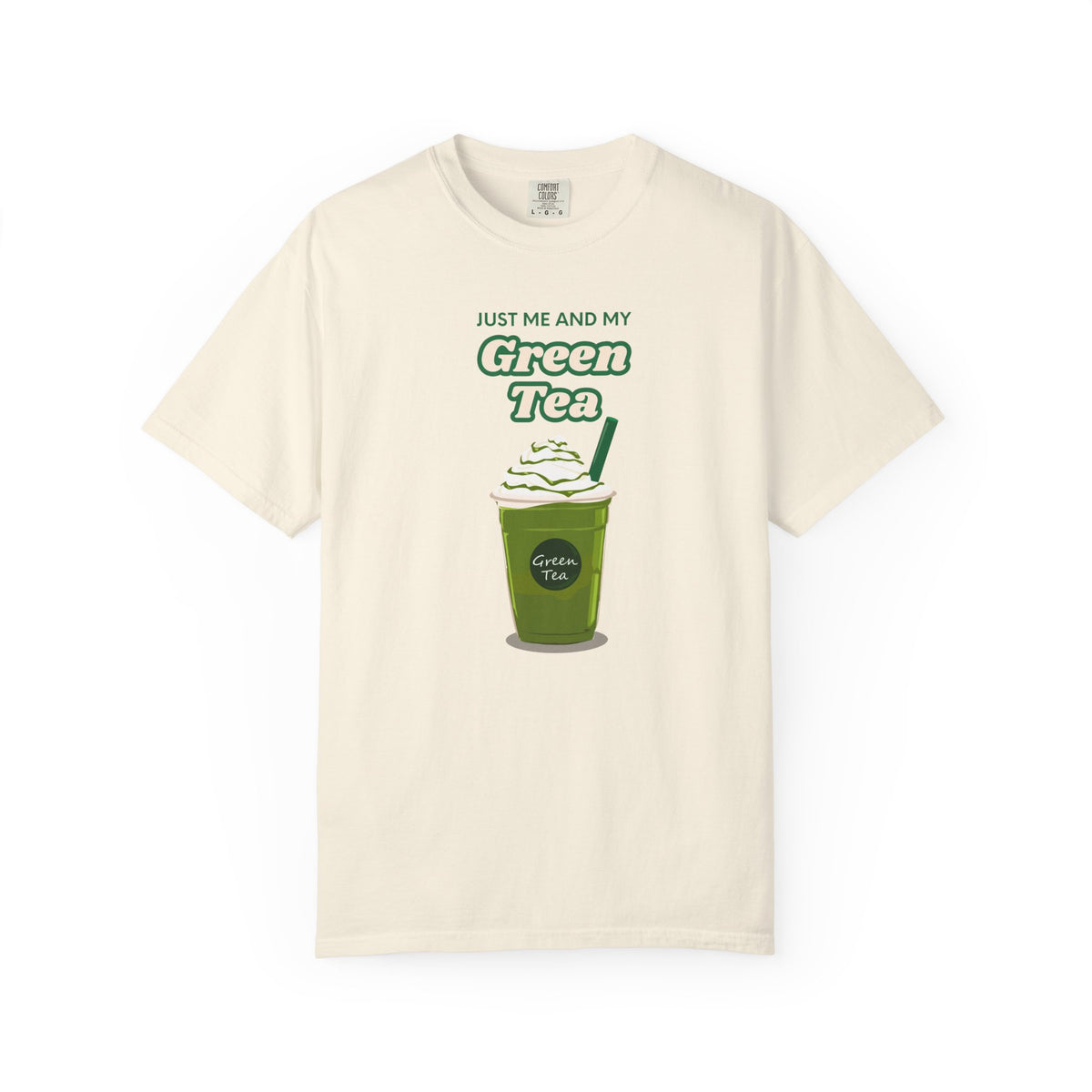 Just Me and My Green Tea T-Shirt | Matcha Drink Graphic Tee