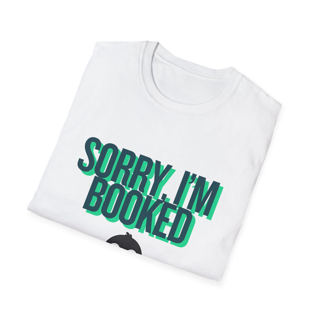 Sorry I'm Booked Penguin Reading Tee | Cute Book Lover Gift T-Shirt for Bookworms & Readers