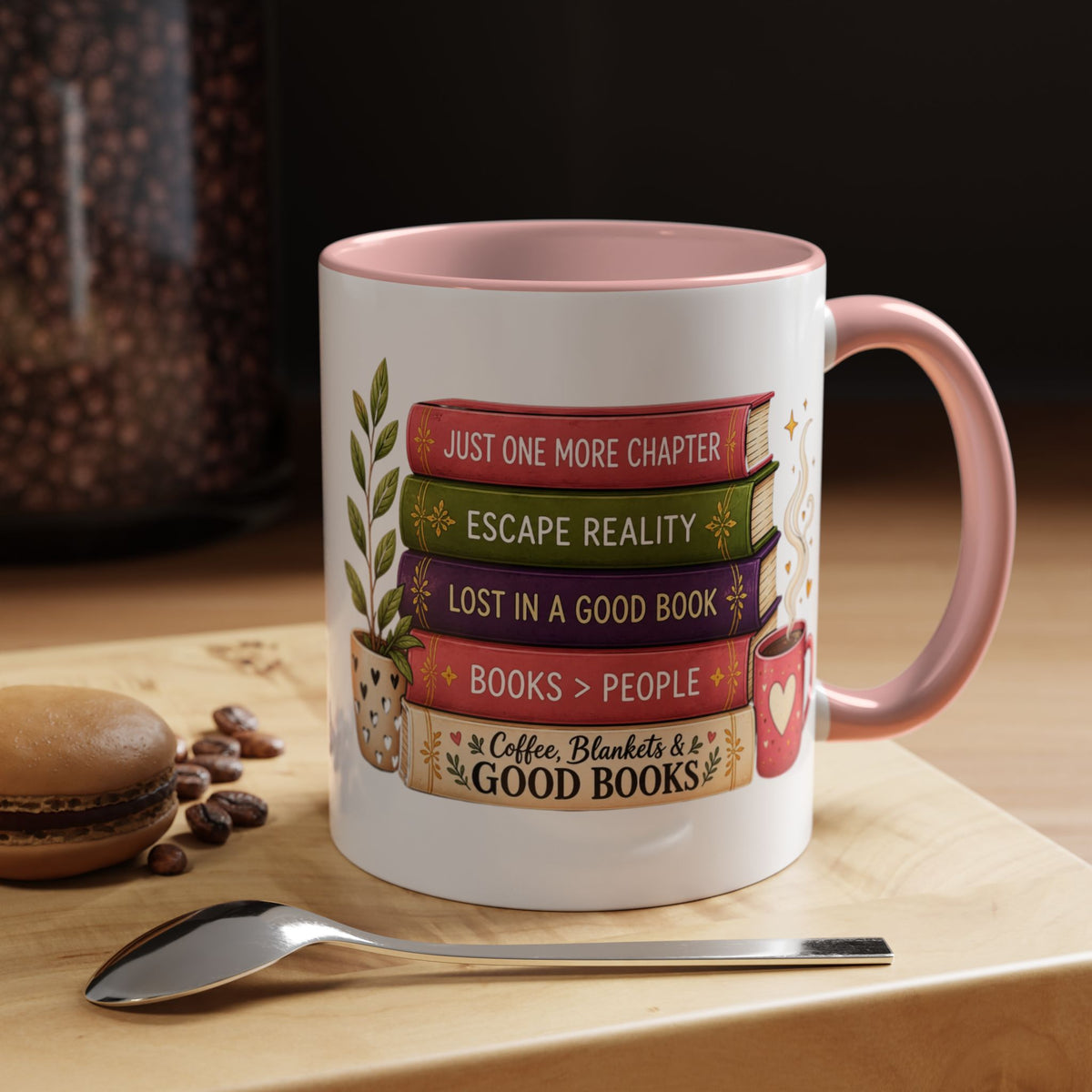 Book Lover “I’m Not Adulting Today, I’m Booking” Mug