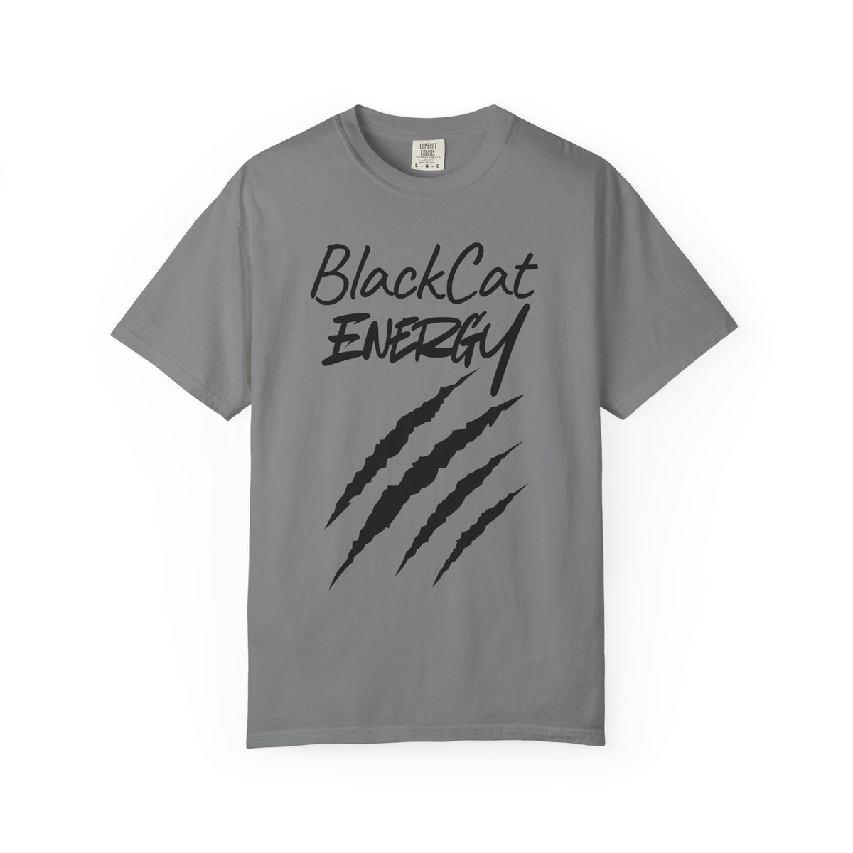 Black Cat Energy T-Shirt | Witchy Cat Lover Graphic Tee