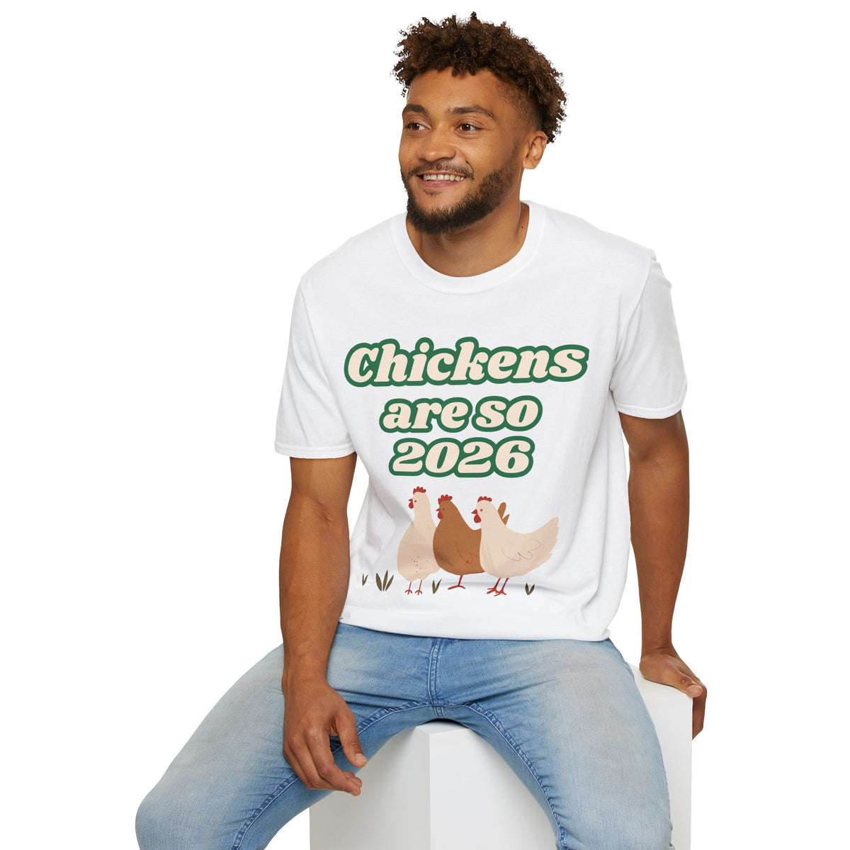 Chickens Are So 2026 T-Shirt | Funny Vintage Chicken Farm Gift Tee for Chicken Lovers