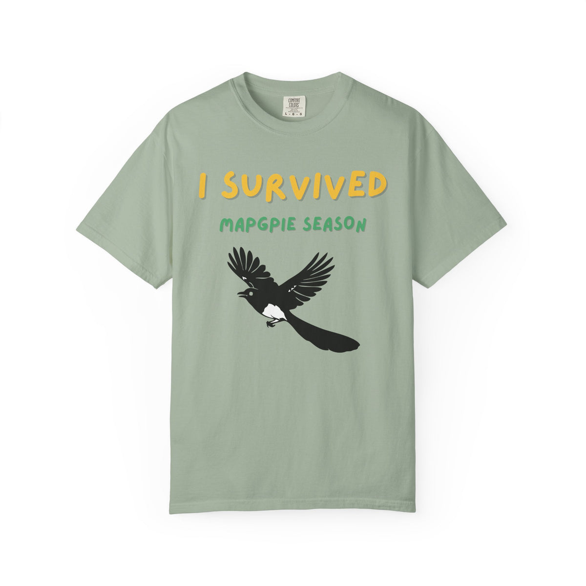 I Survived Magpie Season T-Shirt | Magpie Bird Graphic Tee