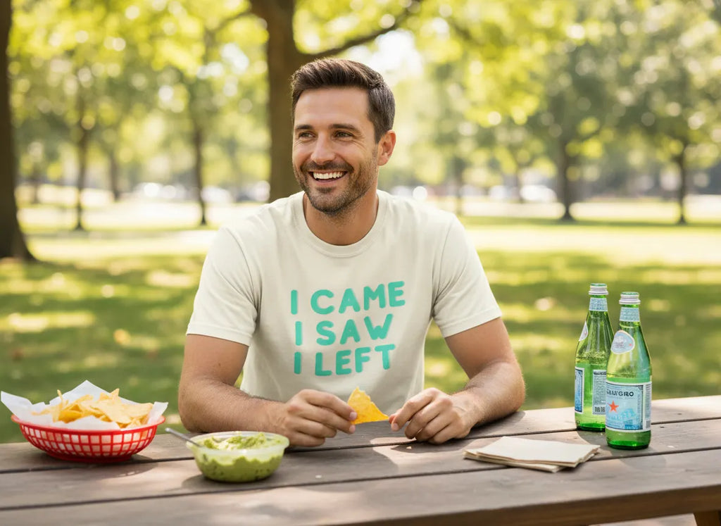 I Came I Saw I Left T-Shirt | Funny Introvert Gift Tee for Antisocial People