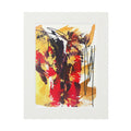 Blaze of Emotion Giclée Abstract Art Print | Passepartout Mounted Fine Art Print | Modern Colourful Wall Art