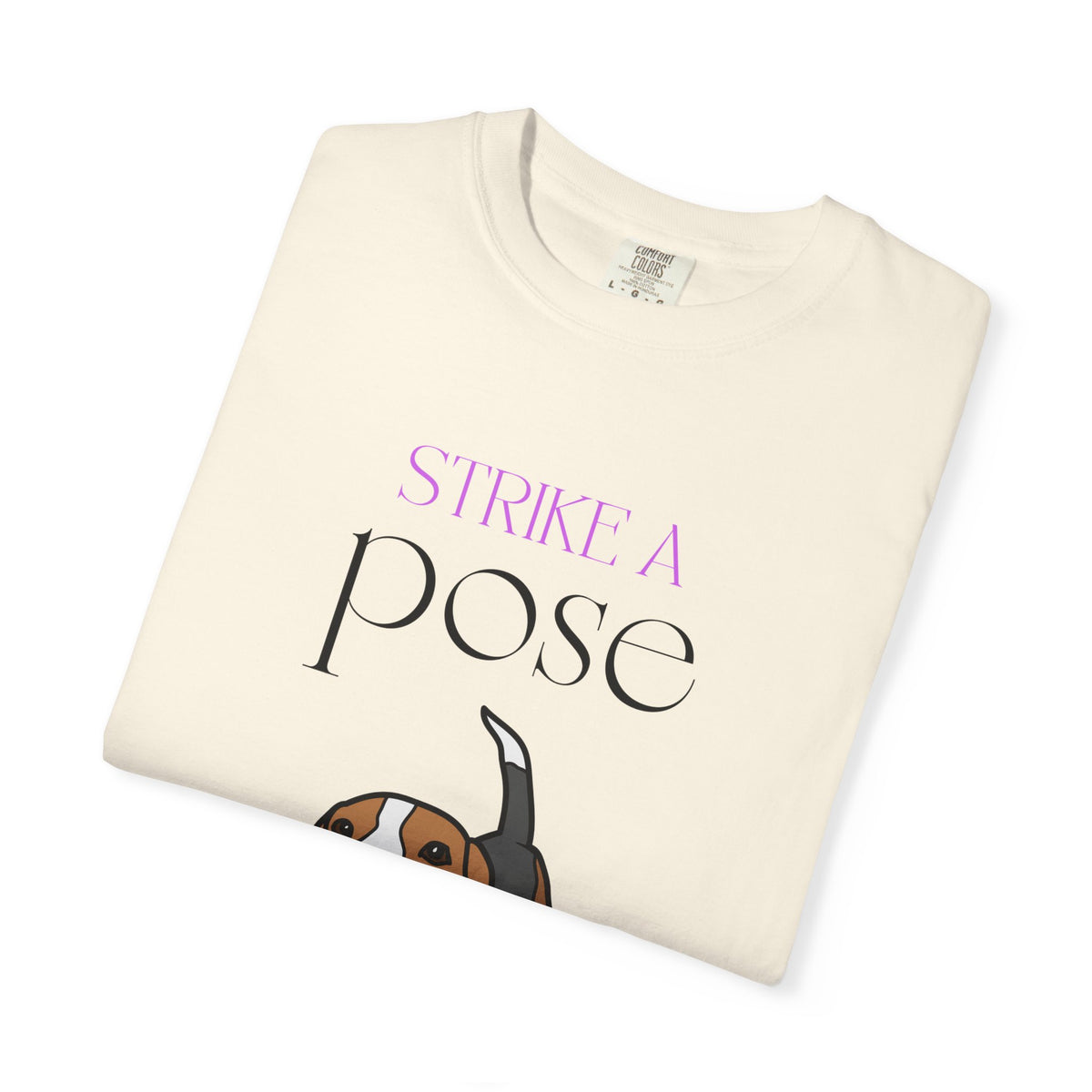 Strike a Pose Beagle T-Shirt | Cute Dog Graphic Tee