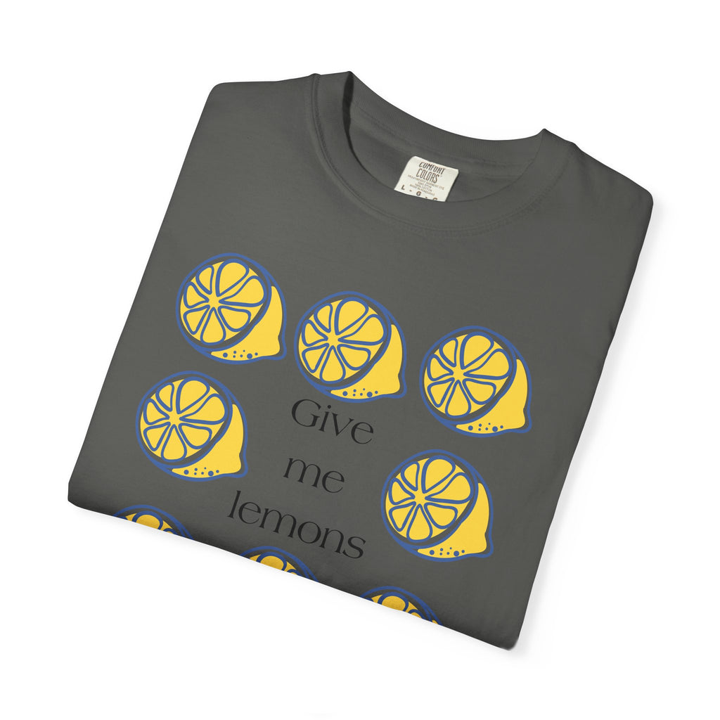 Give Me Lemons T-Shirt | Cute Lemon Citrus Graphic Tee | Fun Fruit Gift
