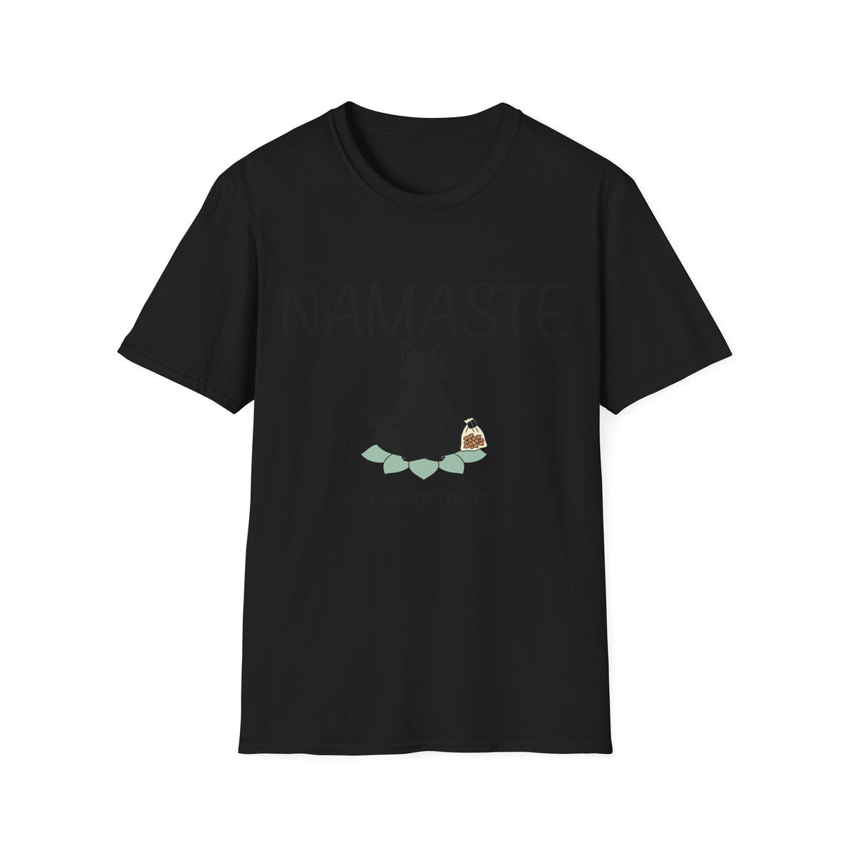 Namaste Cat T-Shirt | Funny Yoga Cat Lover Gift Tee for Yogis & Cat Parents
