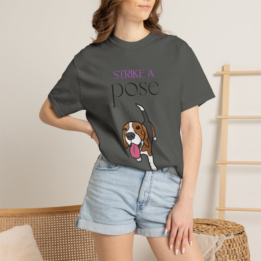 Strike a Pose Beagle T-Shirt | Cute Dog Graphic Tee