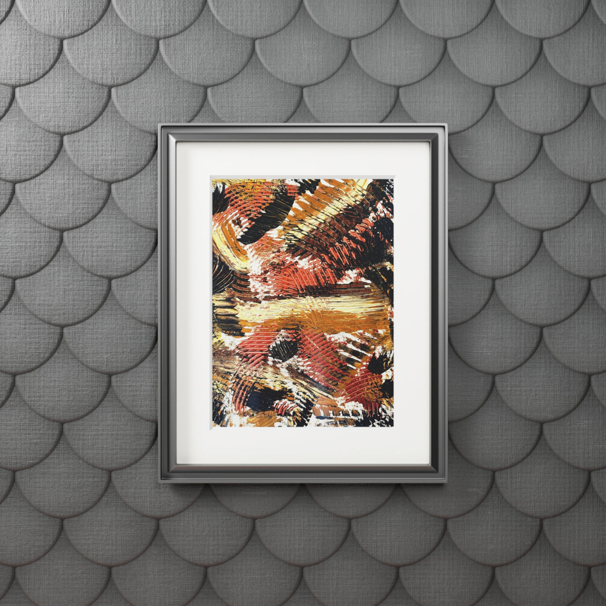 Kaleidoscope of Earth Giclée Abstract Art Print | Passepartout Mounted Fine Art Print | Modern Colourful Wall Art