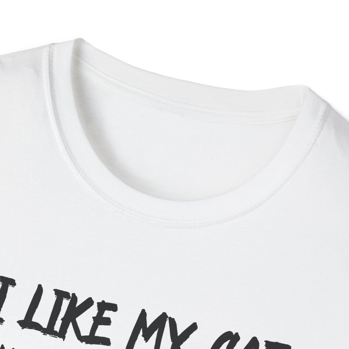 I Like My Cat and Maybe 3 People T-Shirt | Funny Introvert Cat Lover Gift Tee