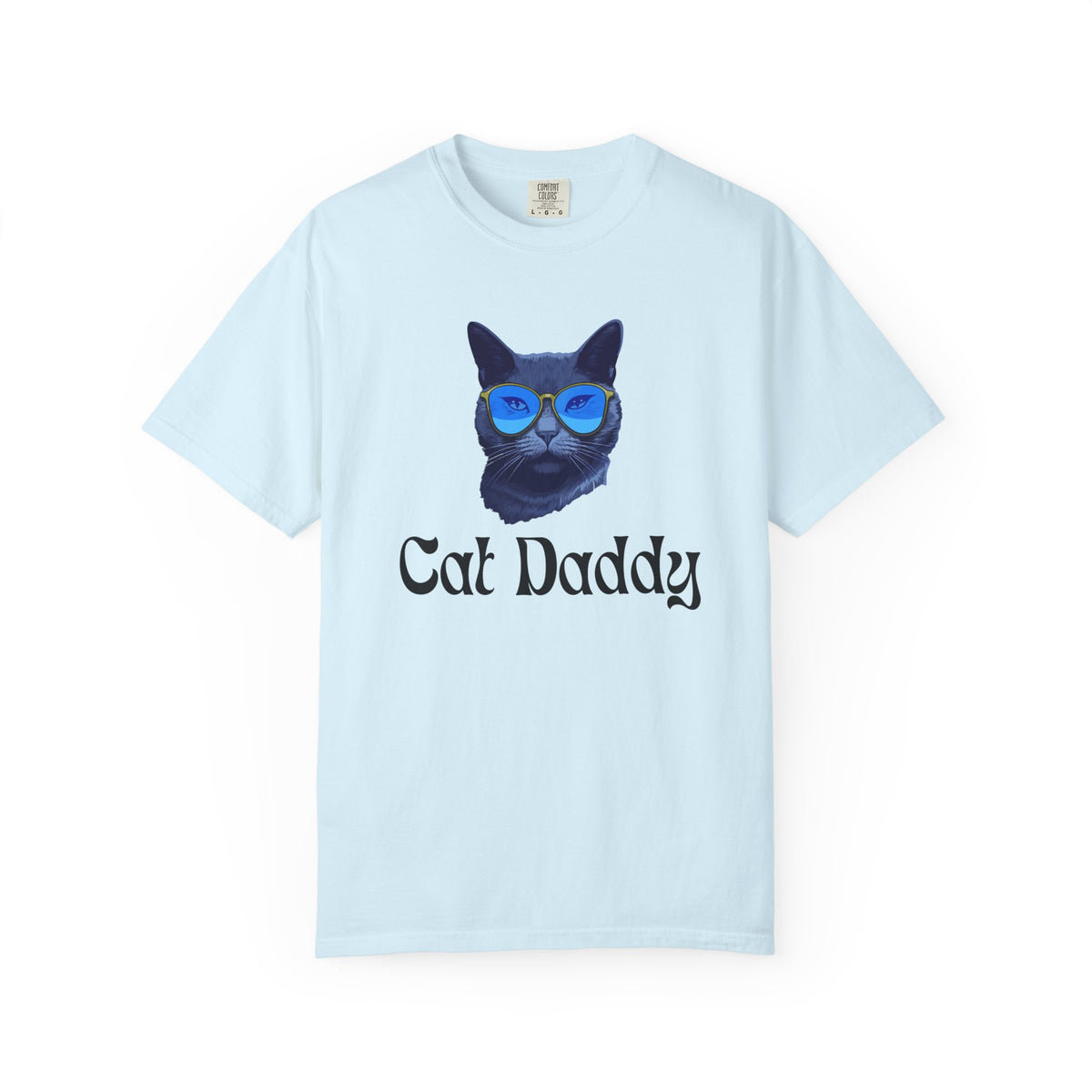Cat Daddy Graphic T-Shirt | Cat Face with Sunglasses Retro Tee