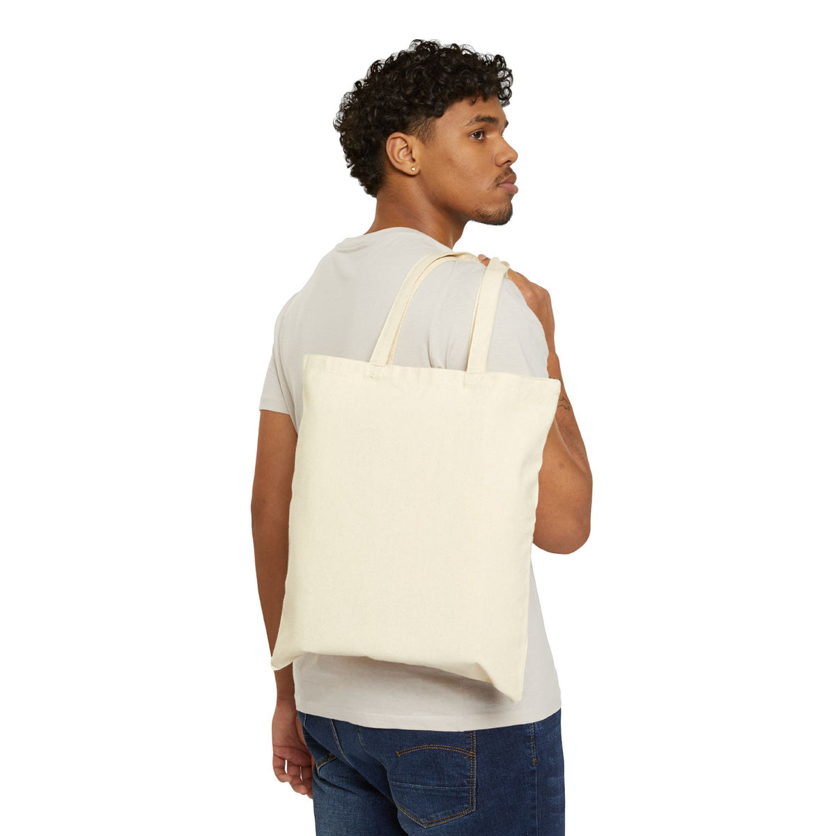 Give Me Lemons Canvas Tote Bag | Cute Lemon Pattern Gift Bag for Women