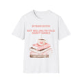 Introverted Book Lover T-Shirt | Funny Reader Gift Tee for Bookworms & Book Clubs